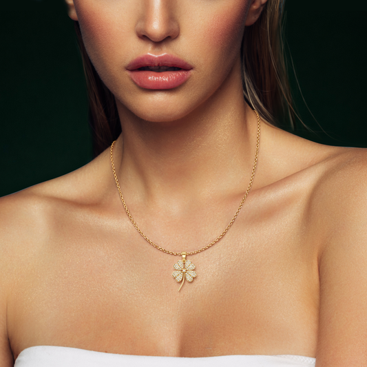 CHAMOUR, CLOVER LEAF PENDANT