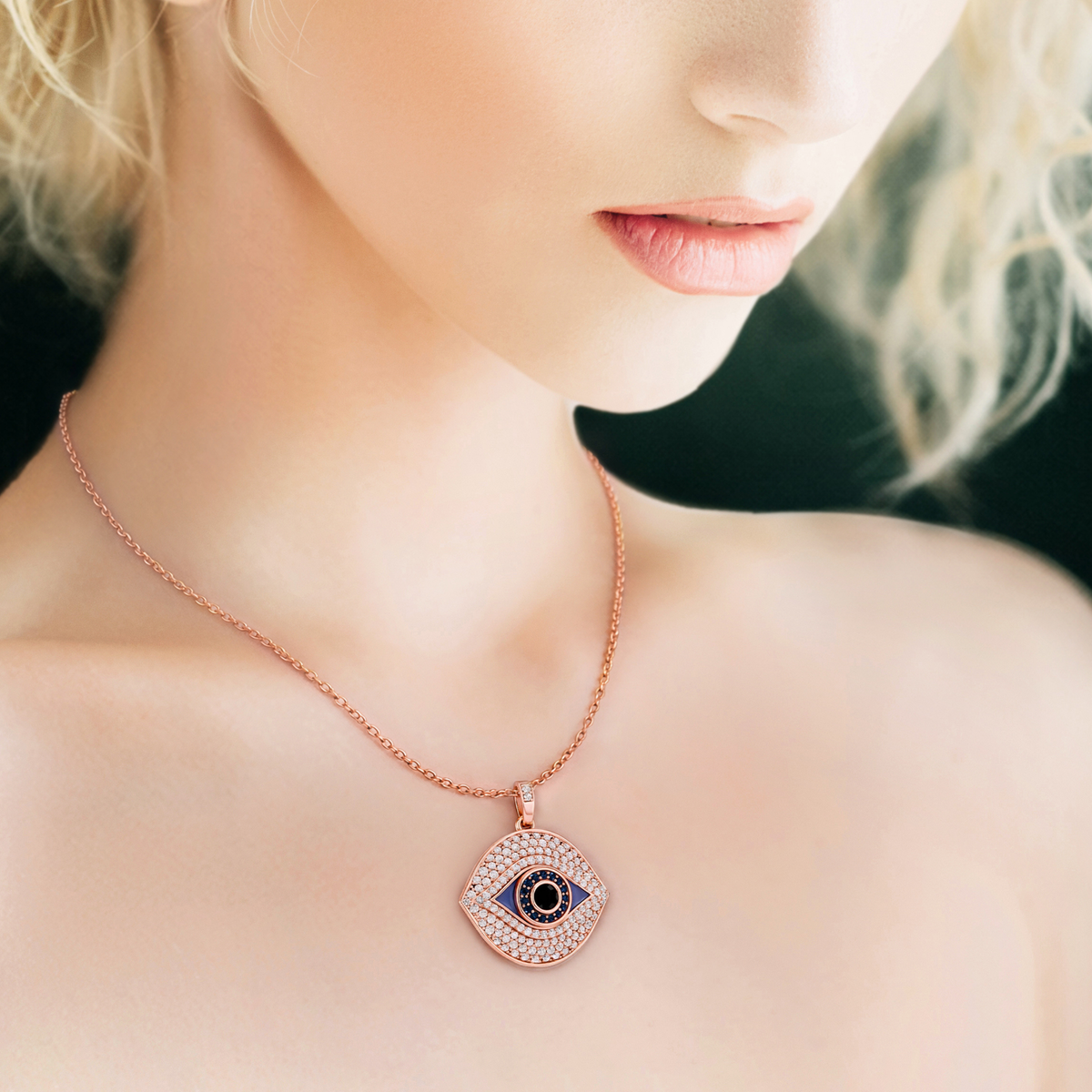 IRIS, EVIL EYE PENDANT