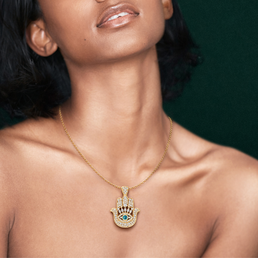 HANZEL, HAMSA HAND PENDANT