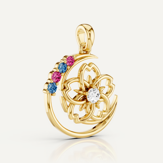 FLORIS, THE FLOWER PENDANT