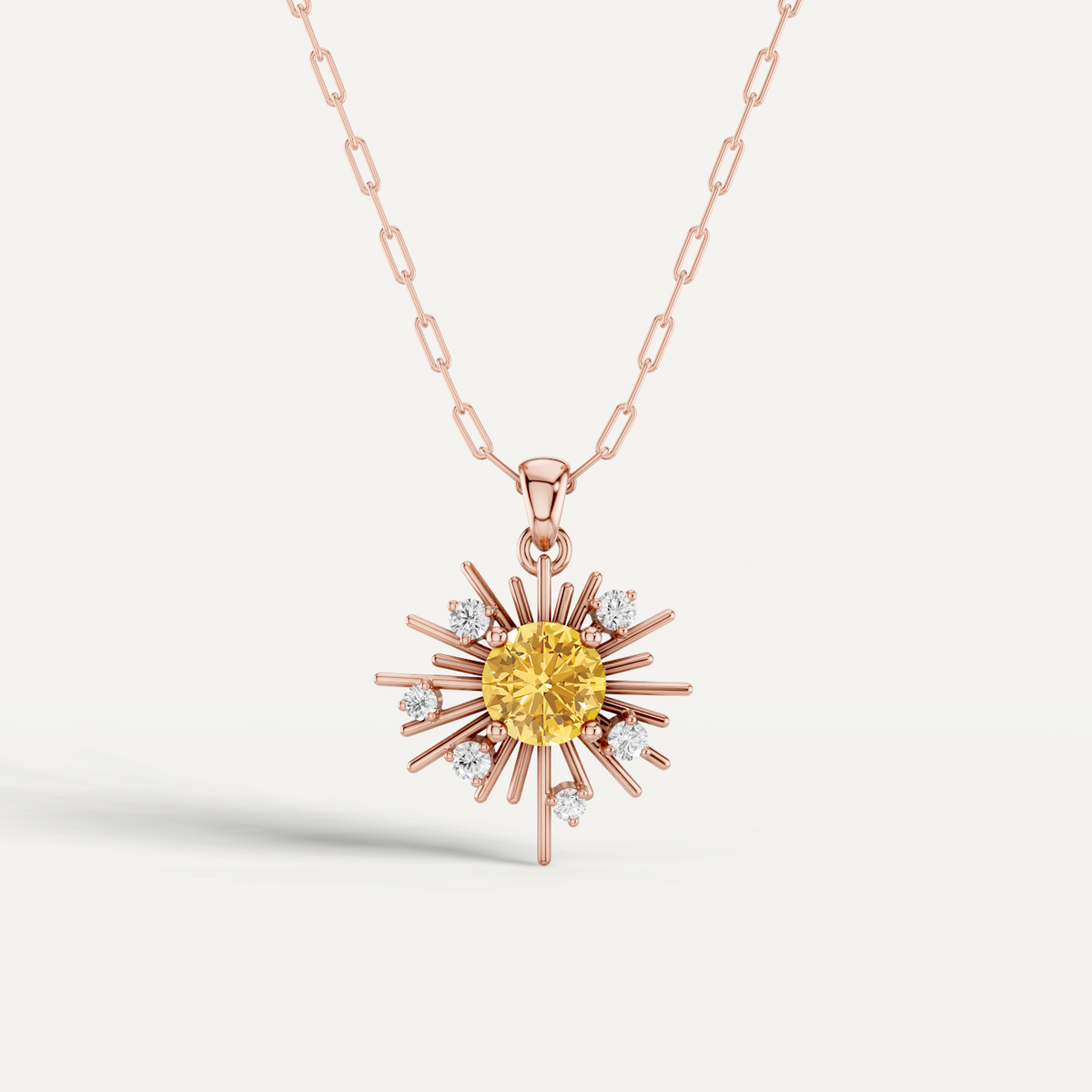 GOLDSPUN, THE SUN PENDANT