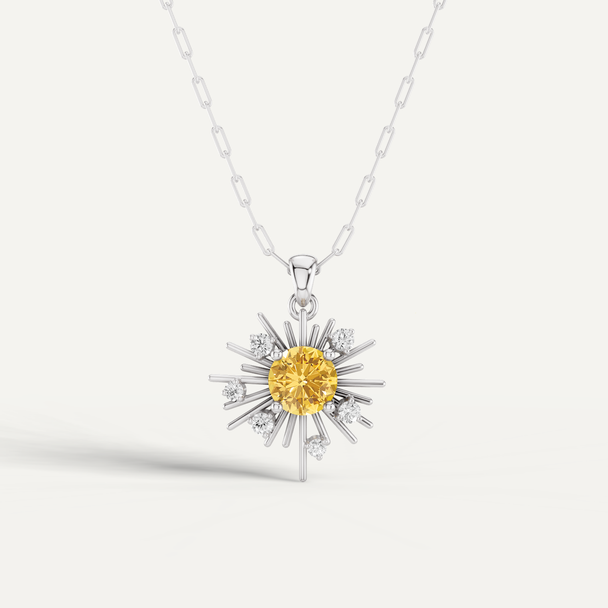 GOLDSPUN, THE SUN PENDANT
