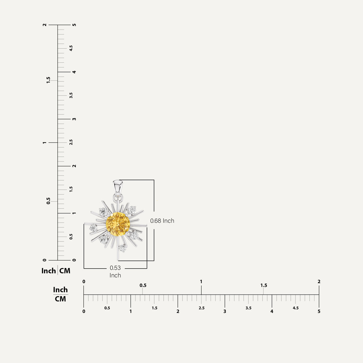GOLDSPUN, THE SUN PENDANT