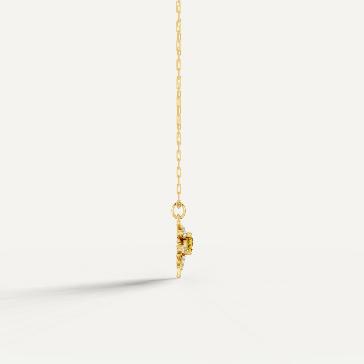 GOLDSPUN, THE SUN PENDANT