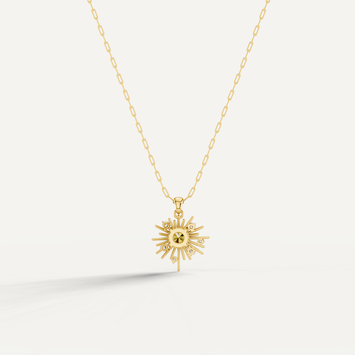 GOLDSPUN, THE SUN PENDANT
