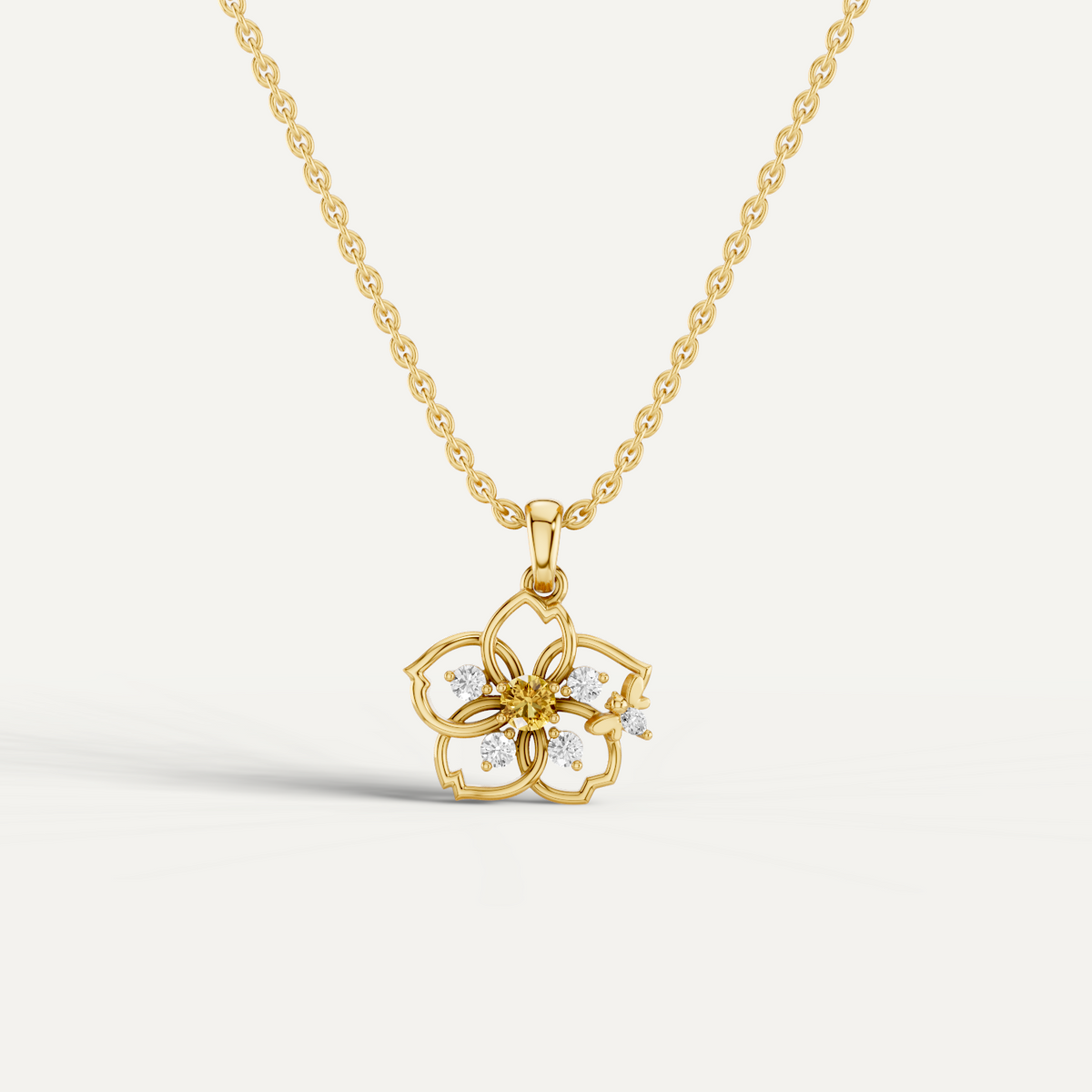 NELIA, THE FLOWER PENDANTT