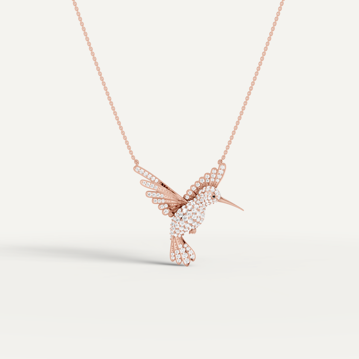 WINGED LUCK, HUMMINGBIRD PENDANT