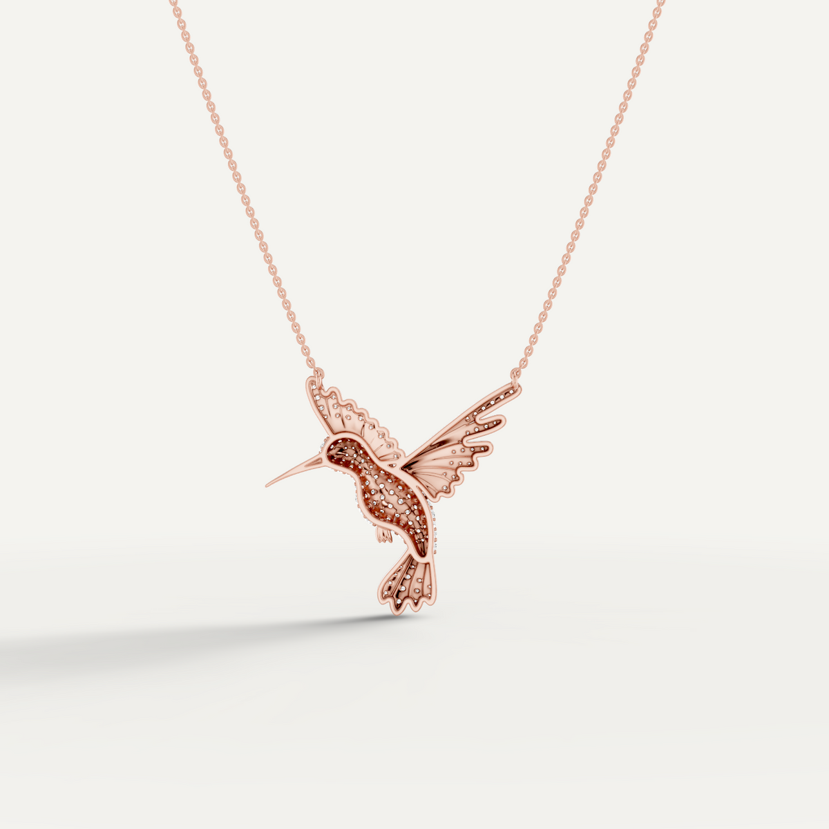 WINGED LUCK, HUMMINGBIRD PENDANT