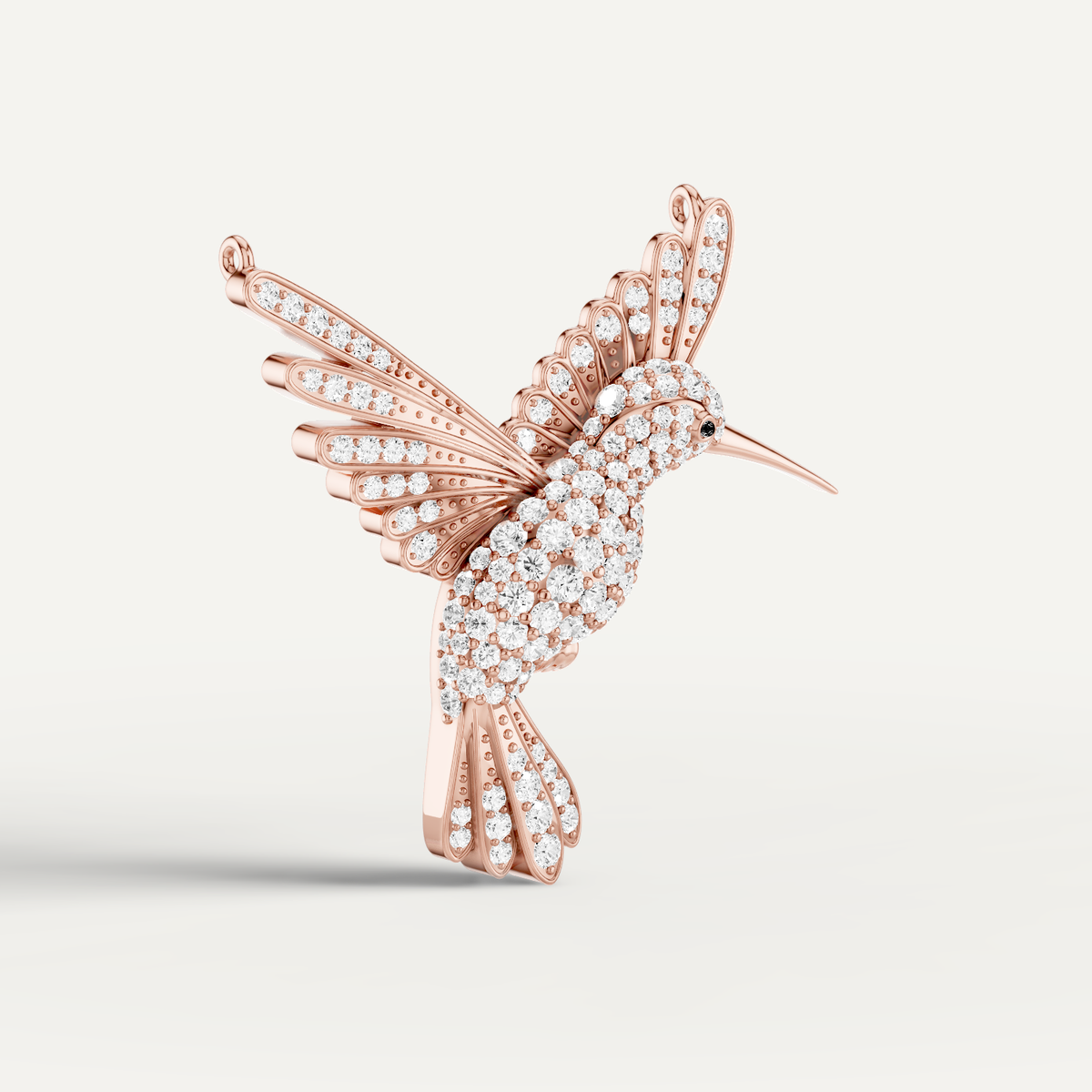 WINGED LUCK, HUMMINGBIRD PENDANT