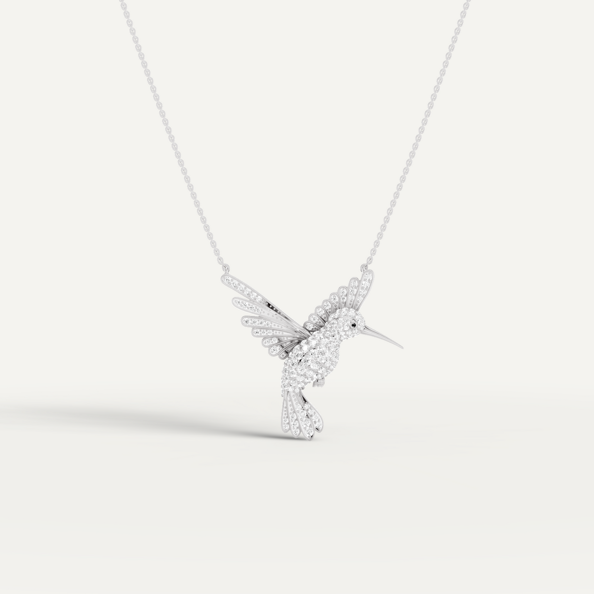 WINGED LUCK, HUMMINGBIRD PENDANT