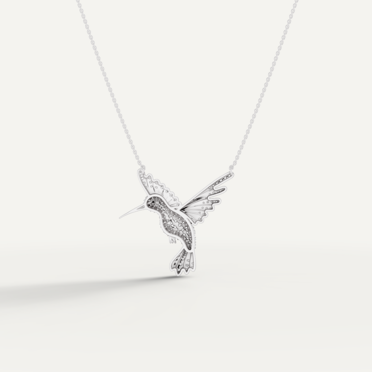 WINGED LUCK, HUMMINGBIRD PENDANT