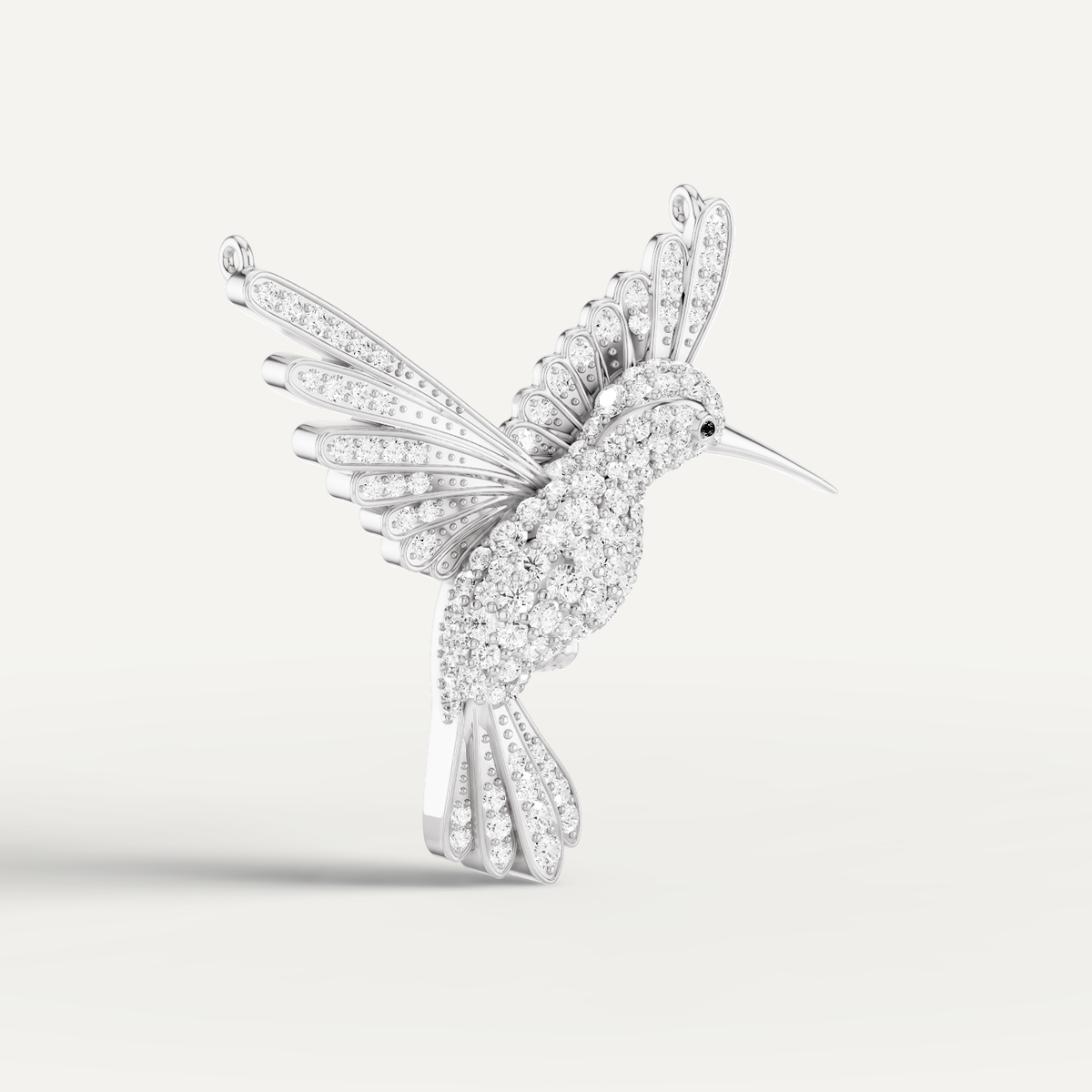 WINGED LUCK, HUMMINGBIRD PENDANT