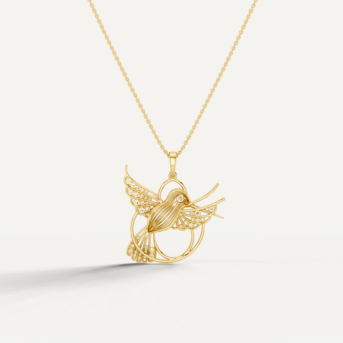 FLUTTERY, HUMMINGBIRD PENDANT