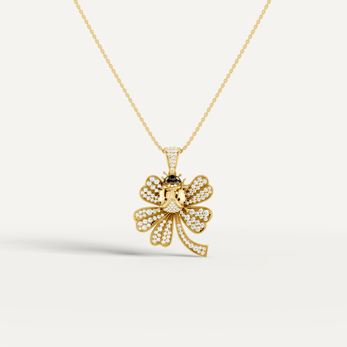 LADY LUCK, CLOVER LEAF PENDANT