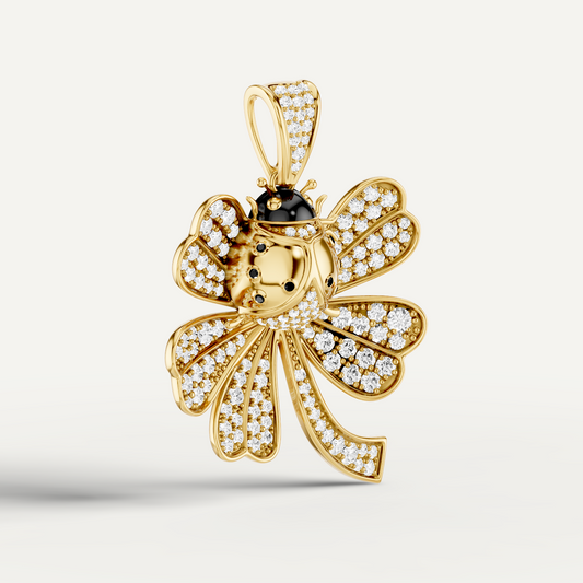 LADY LUCK, CLOVER LEAF PENDANT