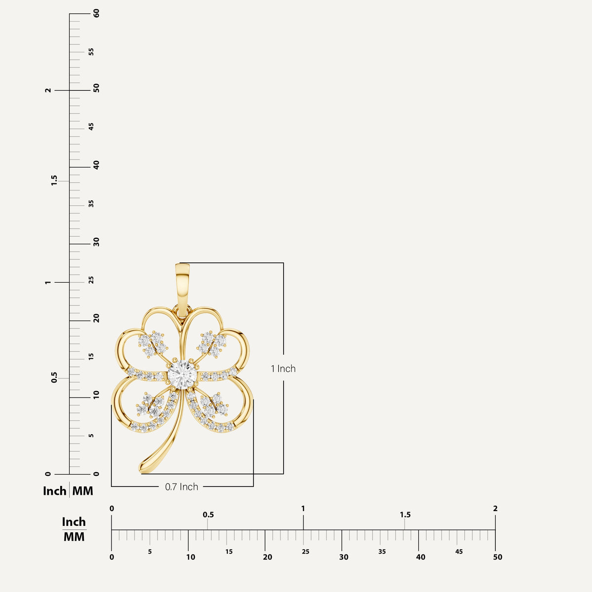 FOLIA, CLOVER LEAF PENDANT