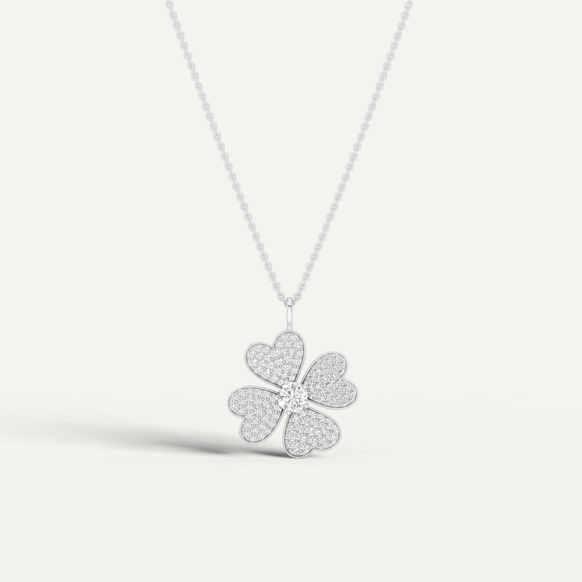 LUSTRE, CLOVER LEAF PENDANT
