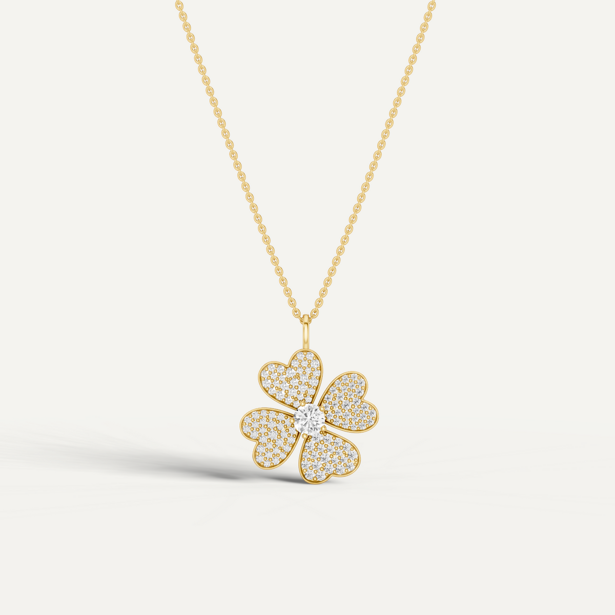 LUSTRE, CLOVER LEAF PENDANT