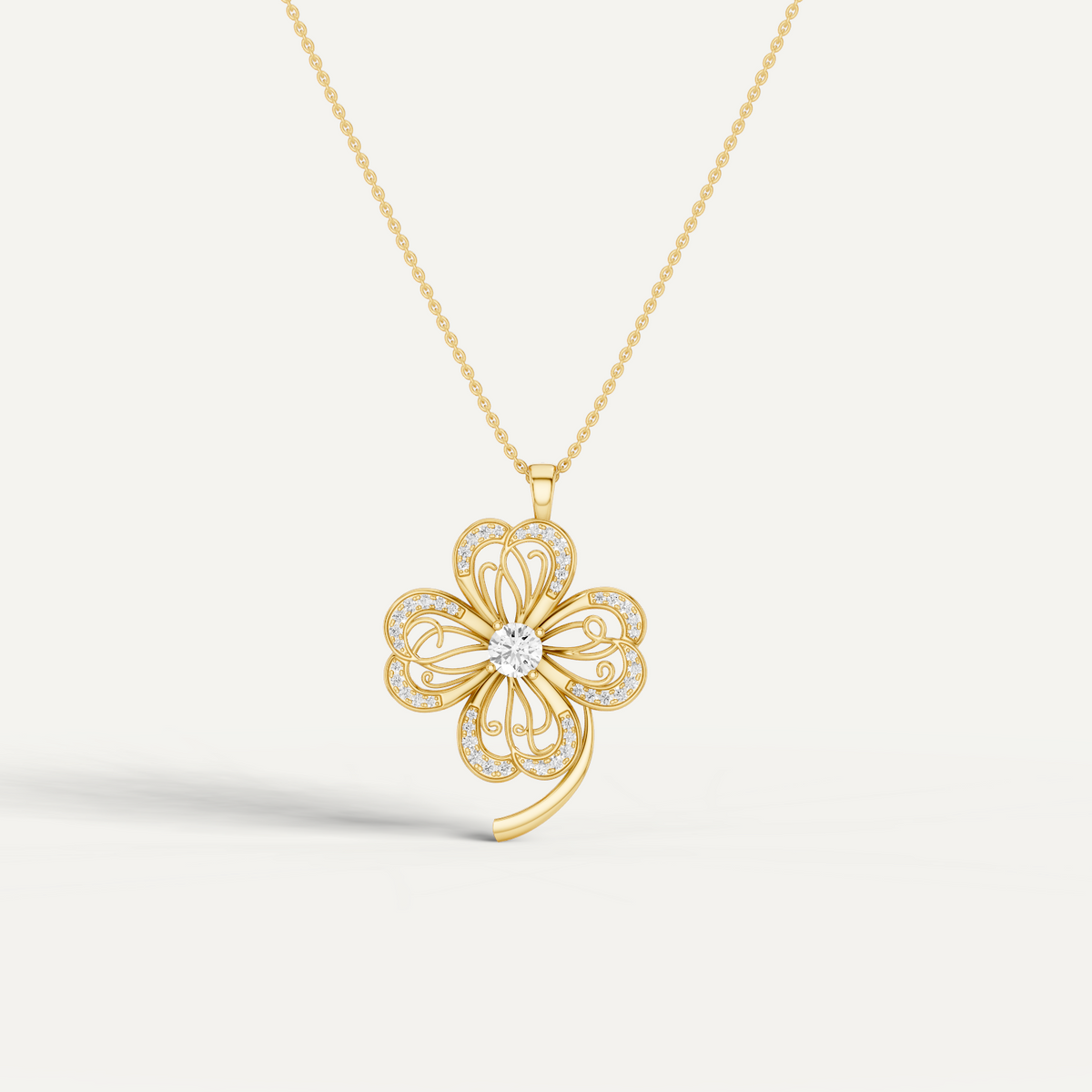 FAERY, CLOVER LEAF PENDANT