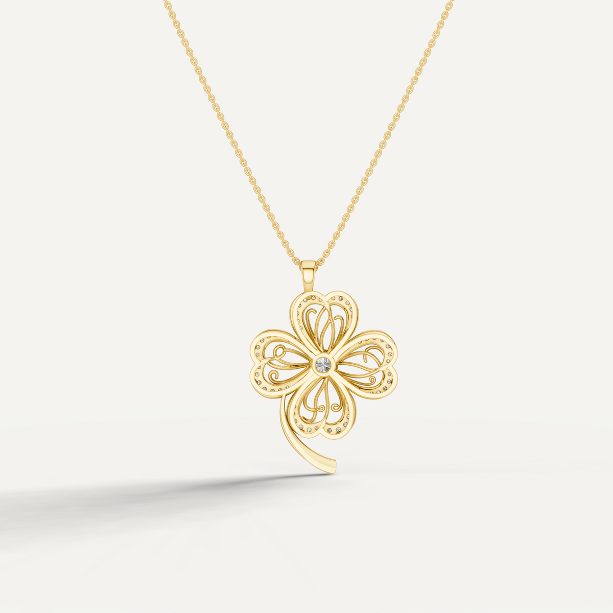 FAERY, CLOVER LEAF PENDANT