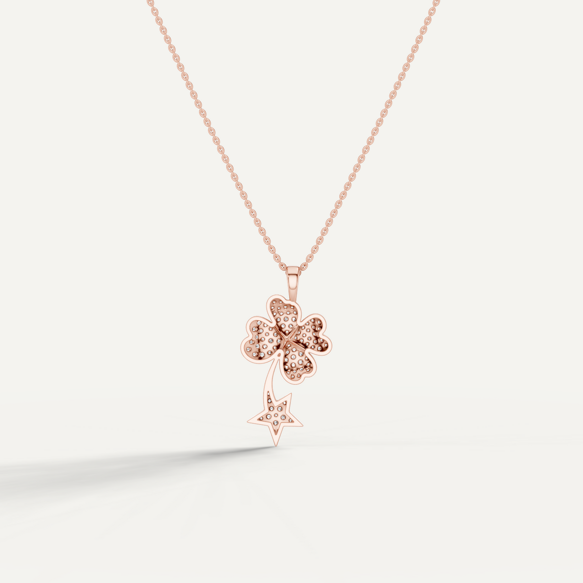 STARRY NITE, CLOVER LEAF PENDANT