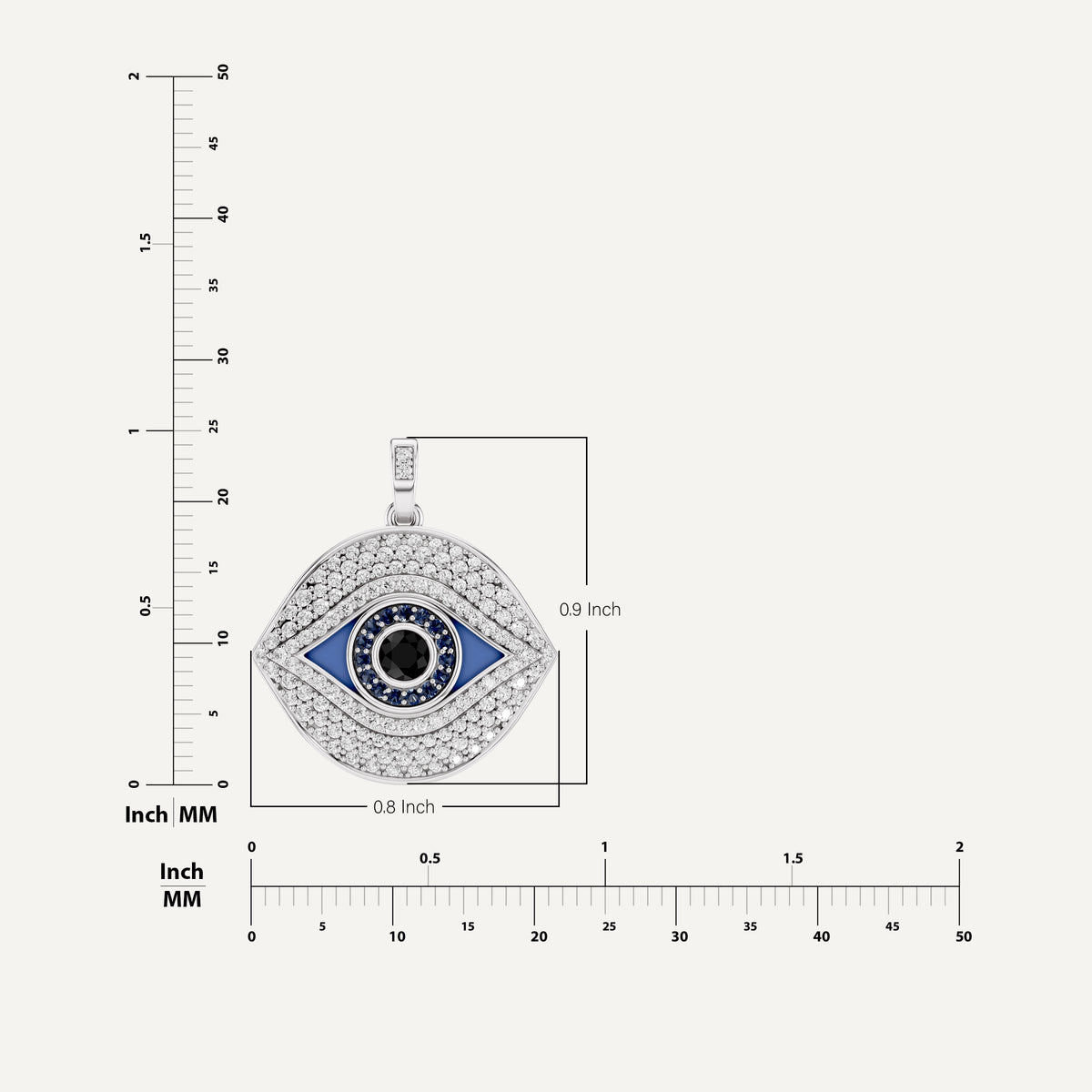 IRIS, EVIL EYE PENDANT