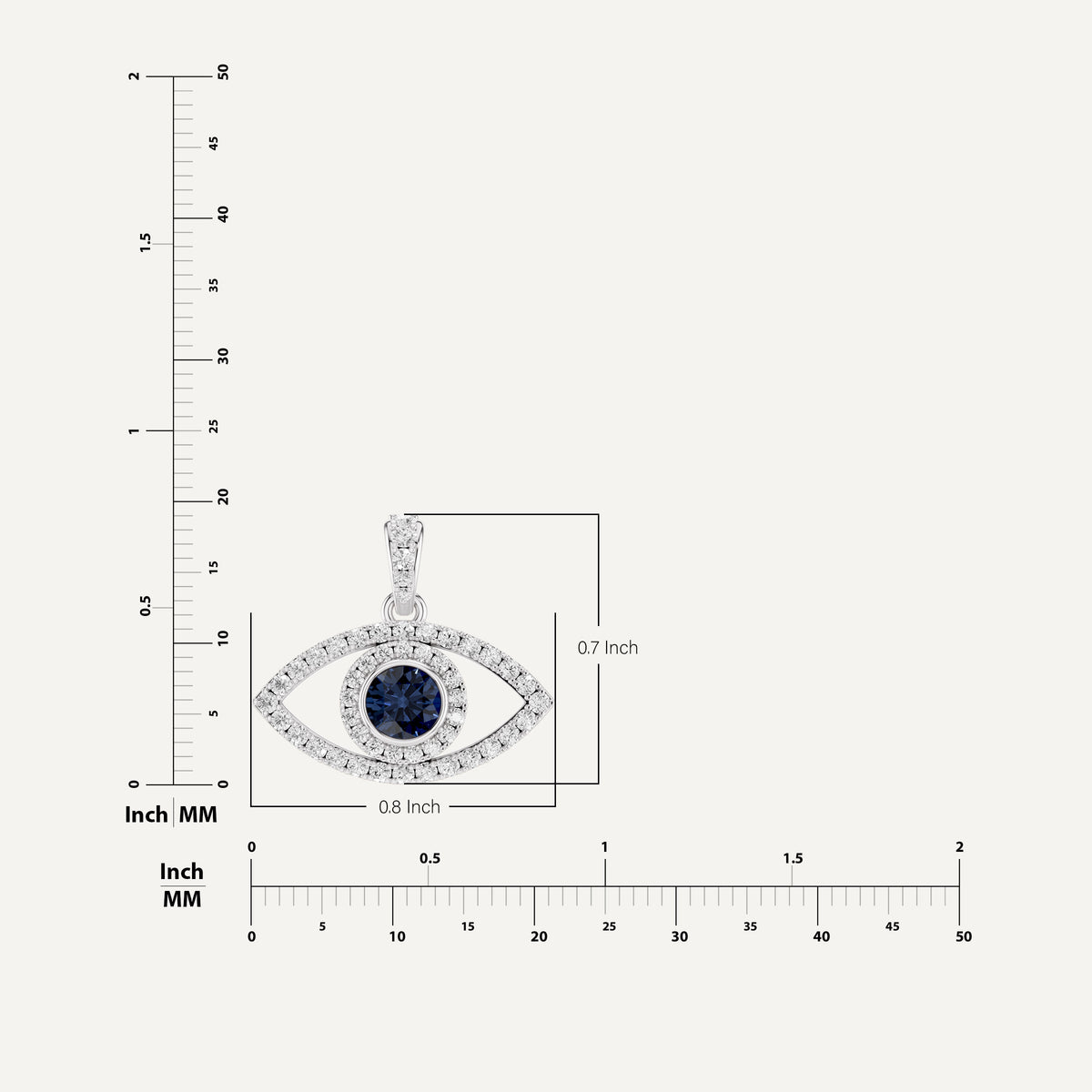 NOCTURNE, EVIL EYE PENDANT