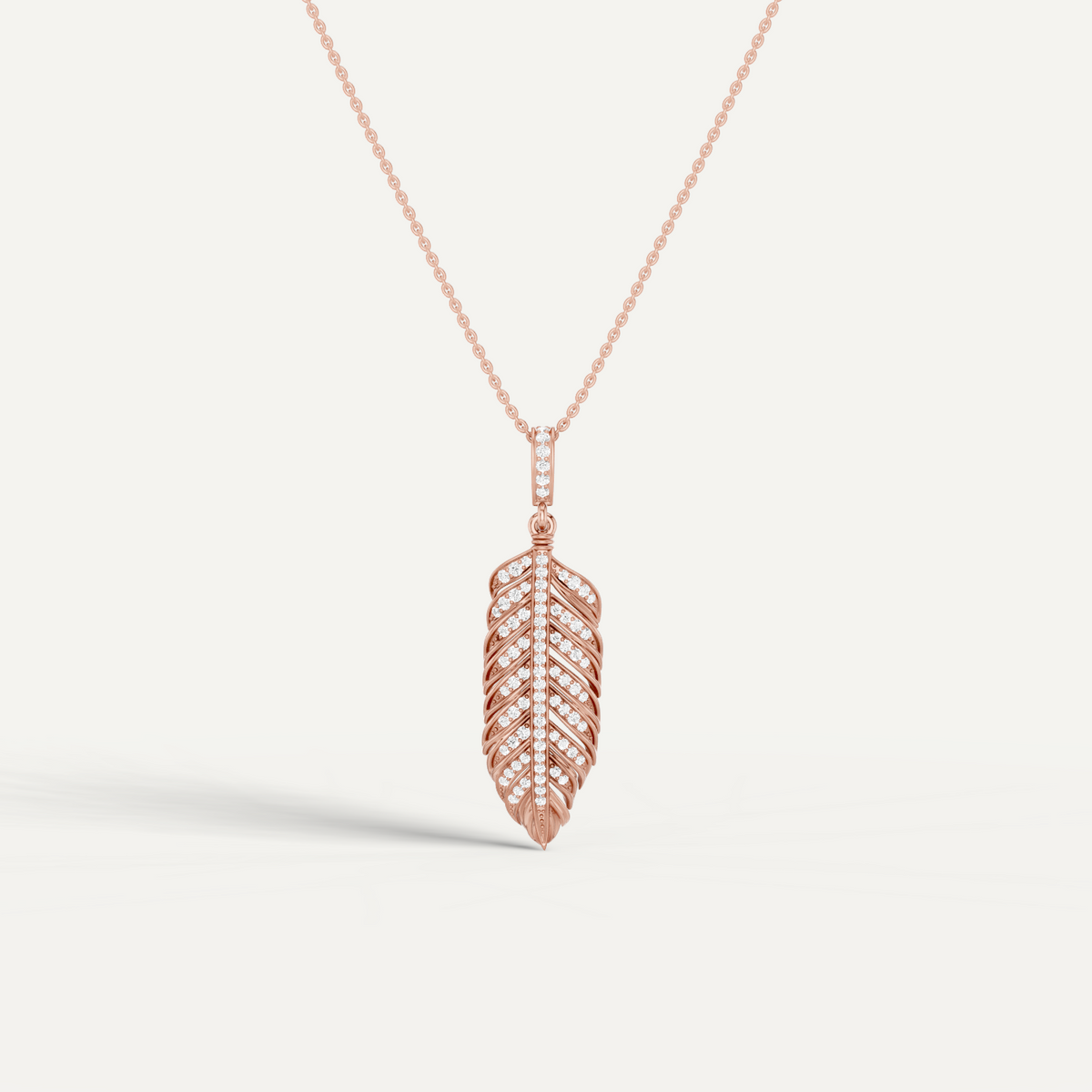 PLUME, FEATHER PENDANT