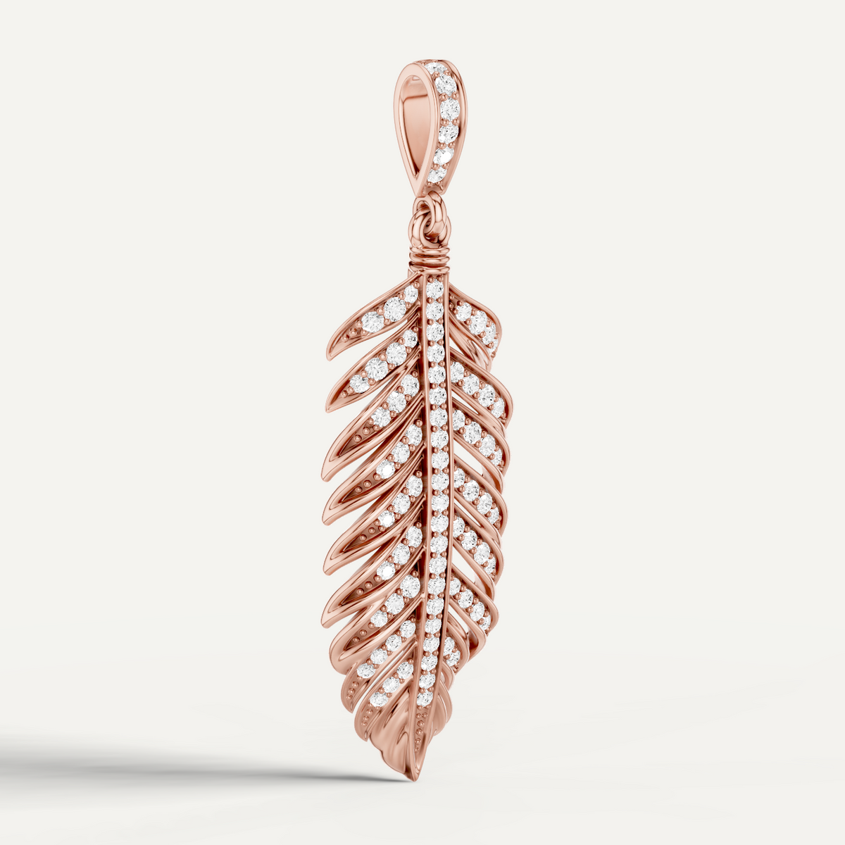 PLUME, FEATHER PENDANT