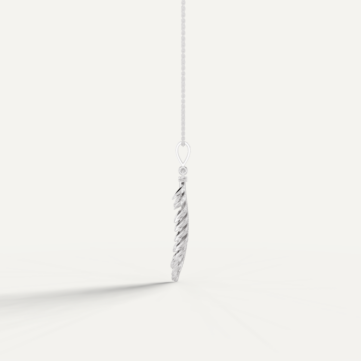 PLUME, FEATHER PENDANT
