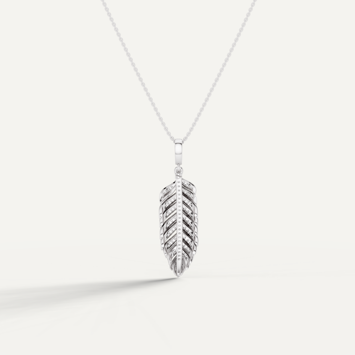 PLUME, FEATHER PENDANT