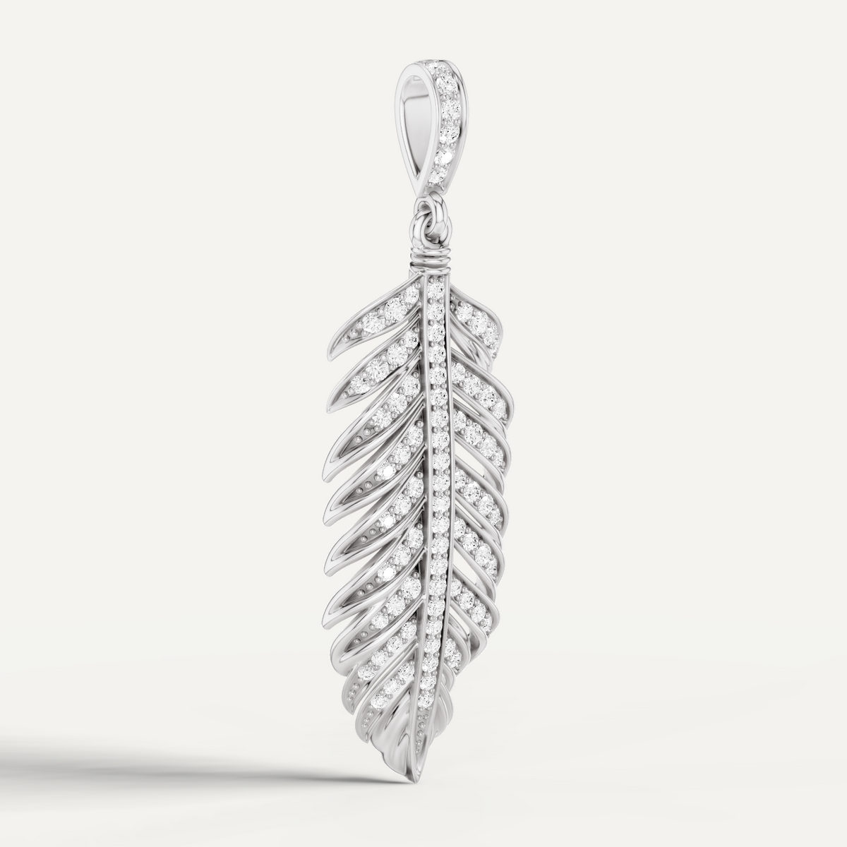 PLUME, FEATHER PENDANT