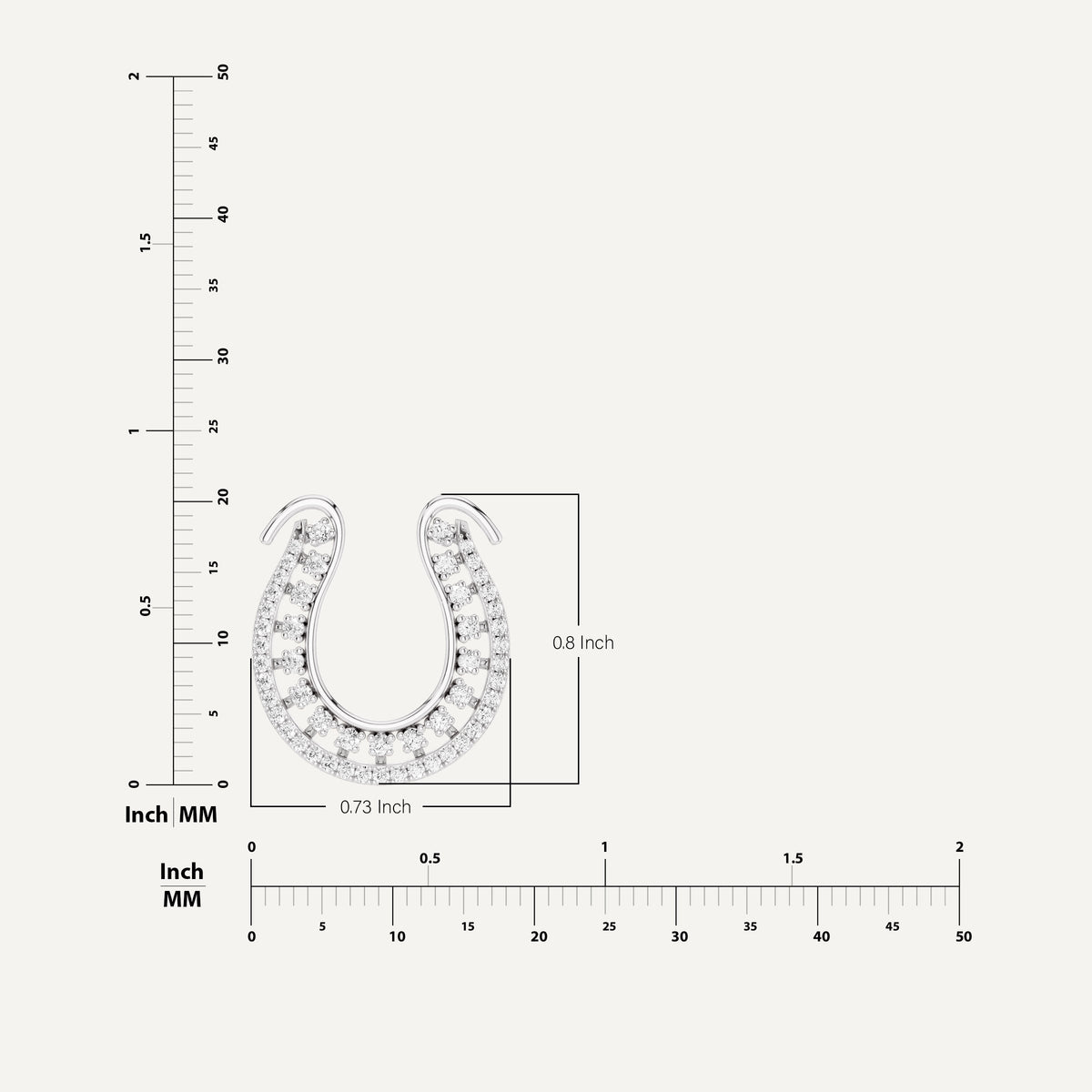 LUCKSPUR, HORSESHOE PENDANT