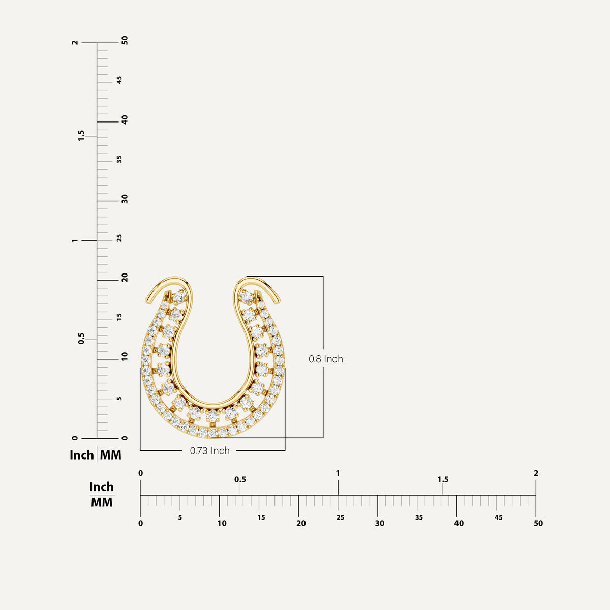 LUCKSPUR, HORSESHOE PENDANT