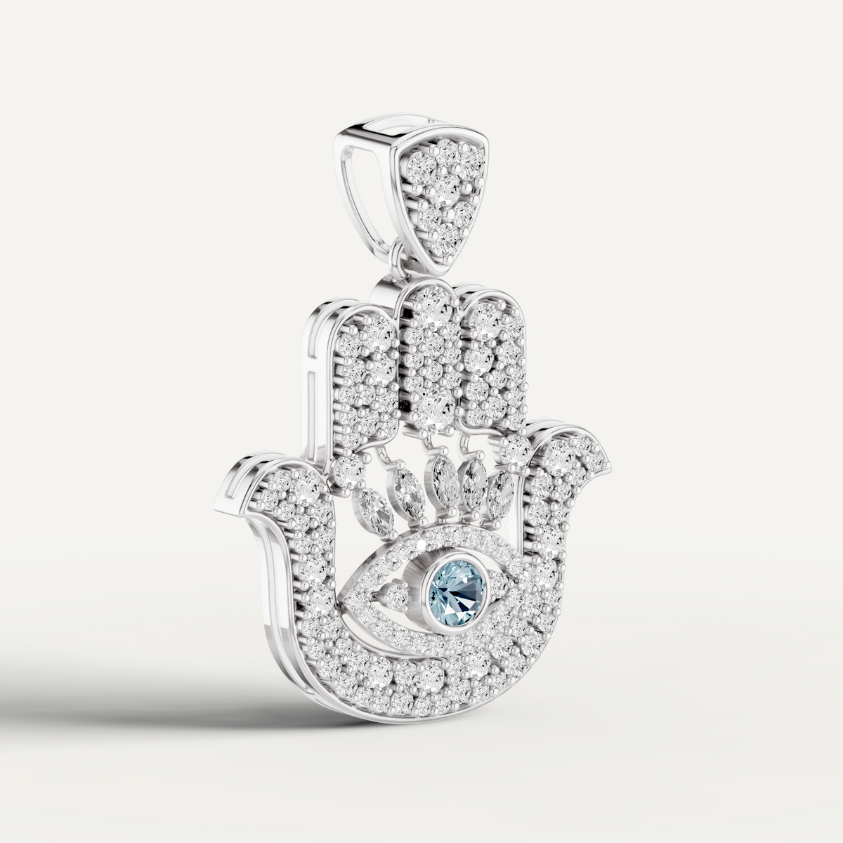 HANZEL, HAMSA HAND PENDANT