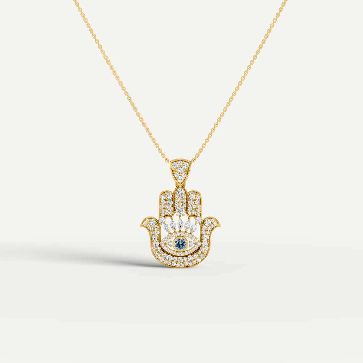 HANZEL, HAMSA HAND PENDANT