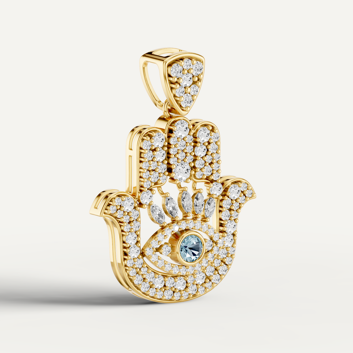 HANZEL, HAMSA HAND PENDANT