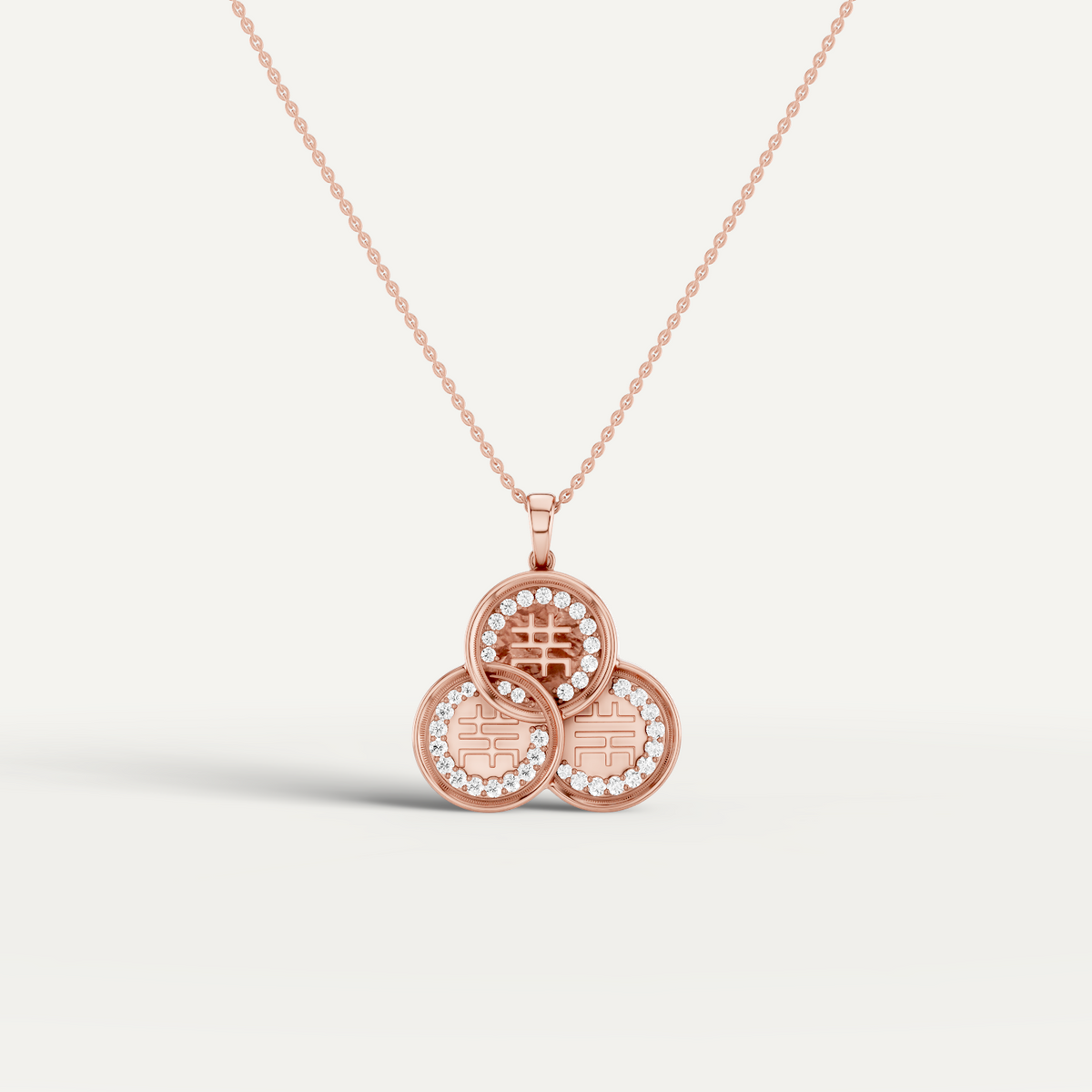CHICLOVE, FENG SHUI COIN PENDANT