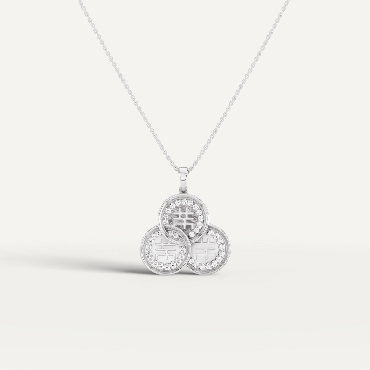 CHICLOVE, FENG SHUI COIN PENDANT