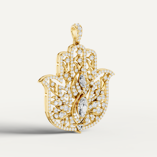 GUARDIAN, HAMSA HAND PENDANT