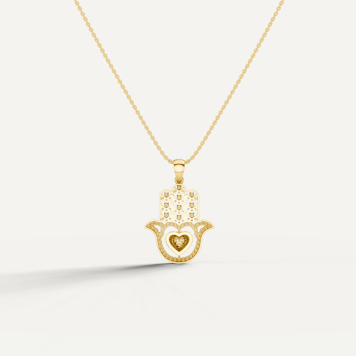 MIRA, HAMSA HAND PENDANT