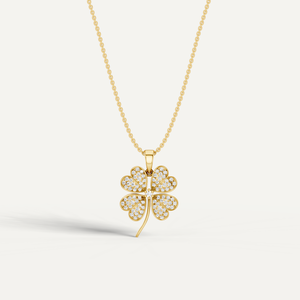 CHAMOUR, CLOVER LEAF PENDANT