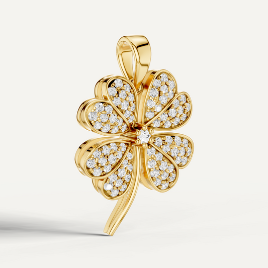 CHAMOUR, CLOVER LEAF PENDANT