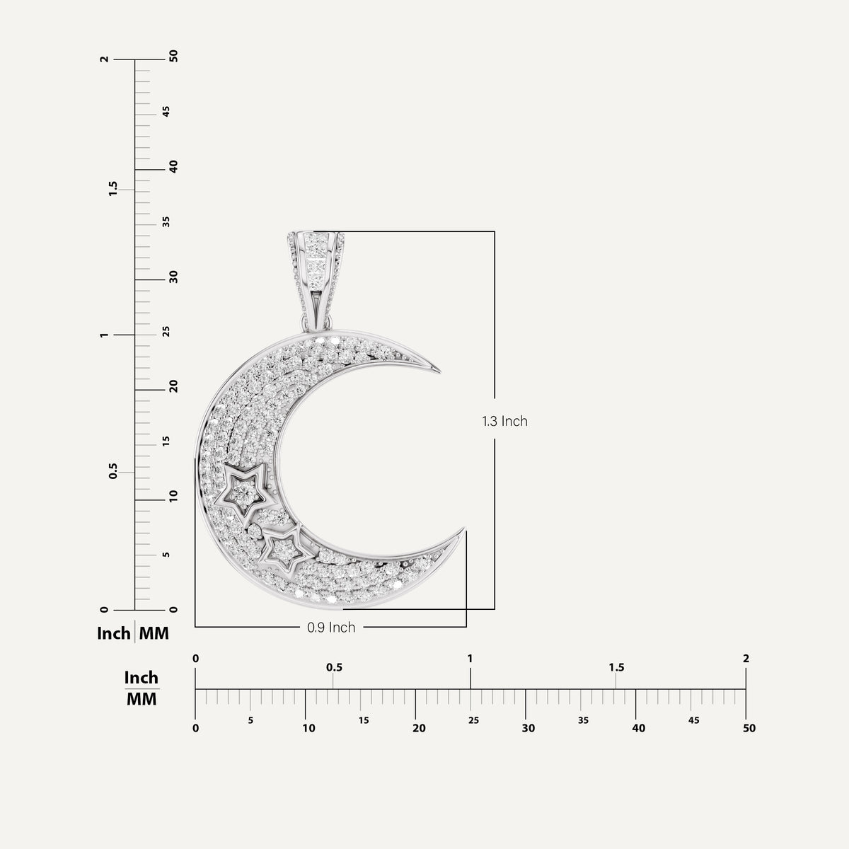 LUNA, MOON PENDANT