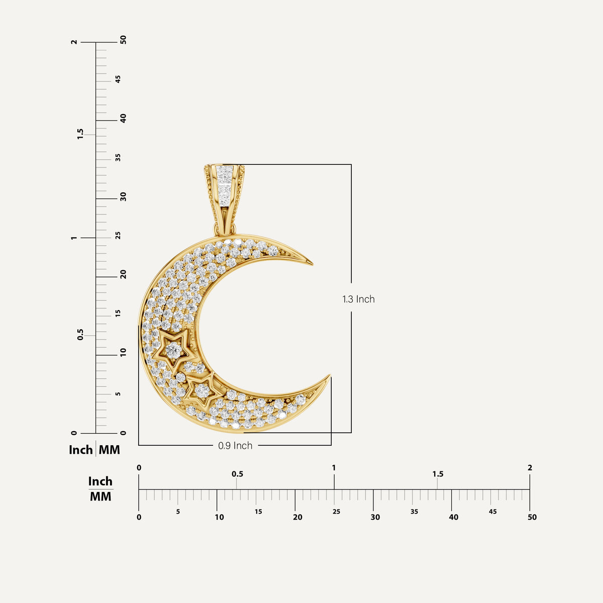 LUNA, MOON PENDANT