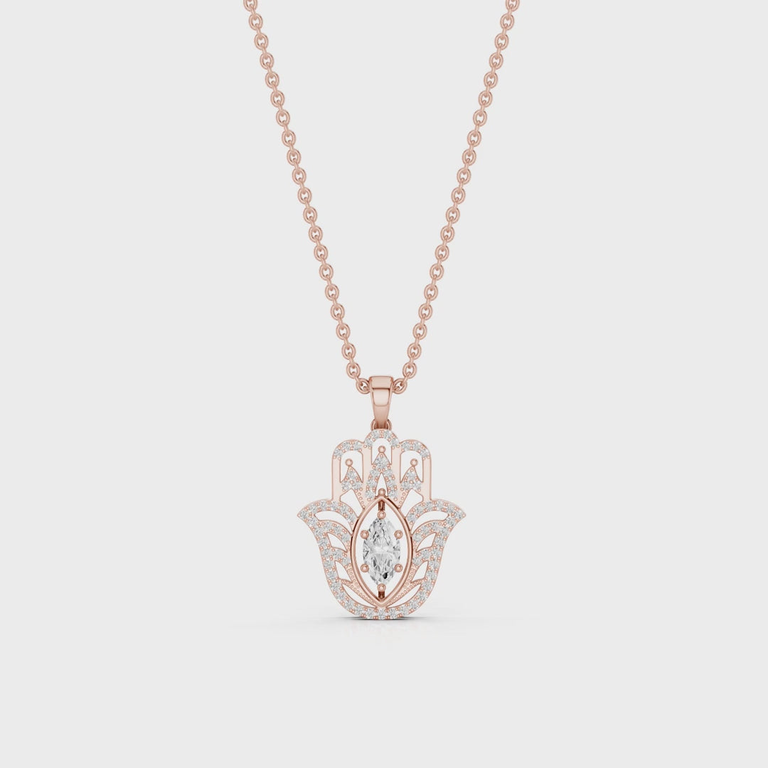 PALMARA, HAMSA HAND PENDANT