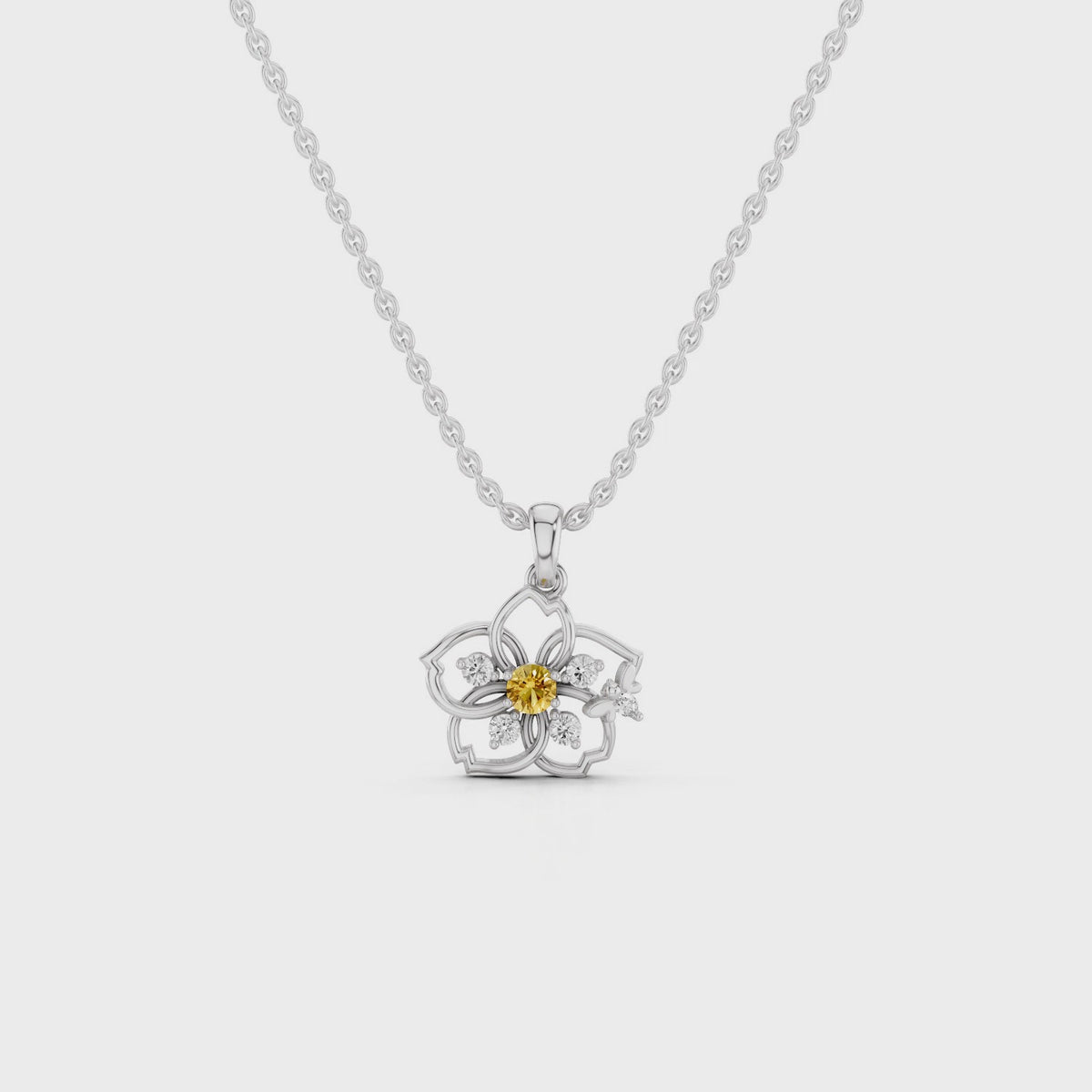NELIA, THE FLOWER PENDANTT