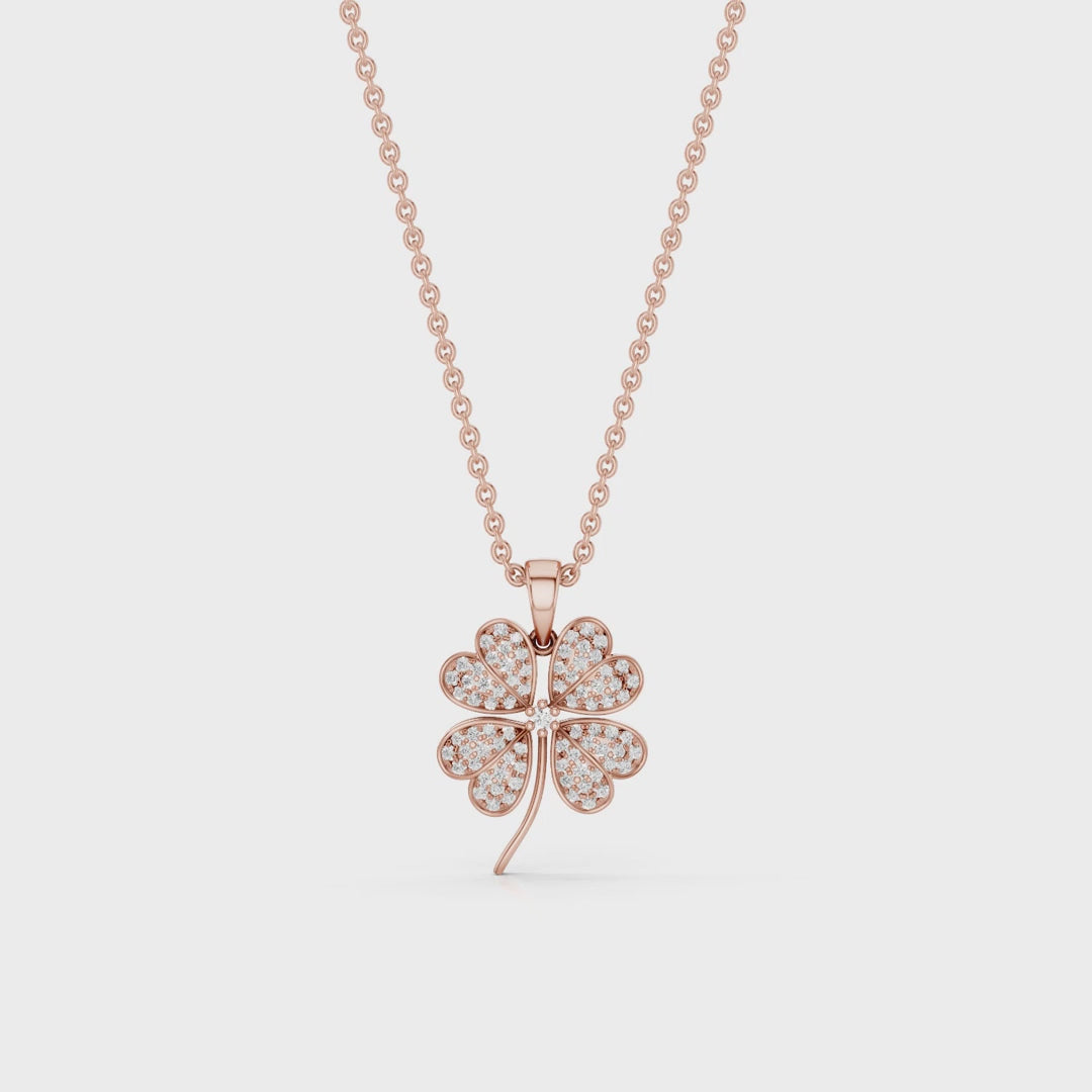 CHAMOUR, CLOVER LEAF PENDANT