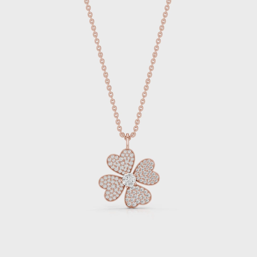 LUSTRE, CLOVER LEAF PENDANT