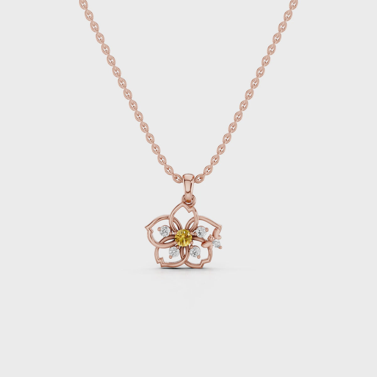 NELIA, THE FLOWER PENDANTT